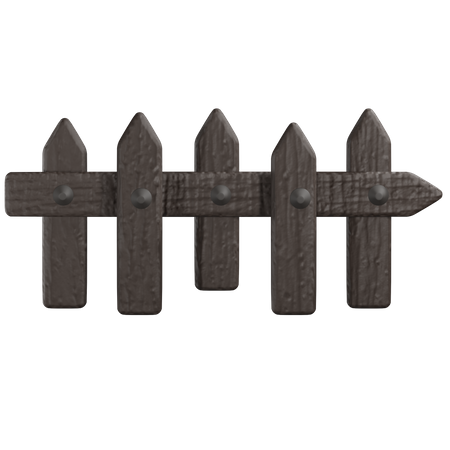 Cerca de madeira  3D Icon