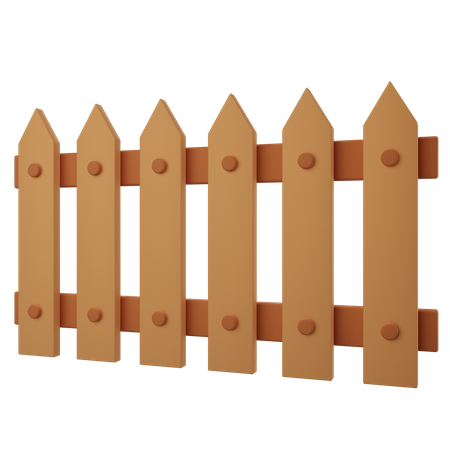Cerca de madeira  3D Icon