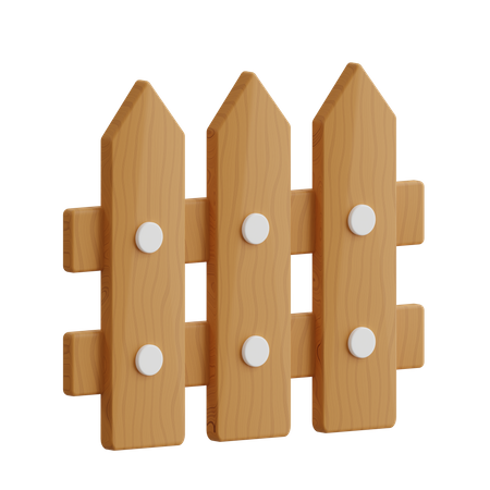 Cerca de madeira  3D Icon
