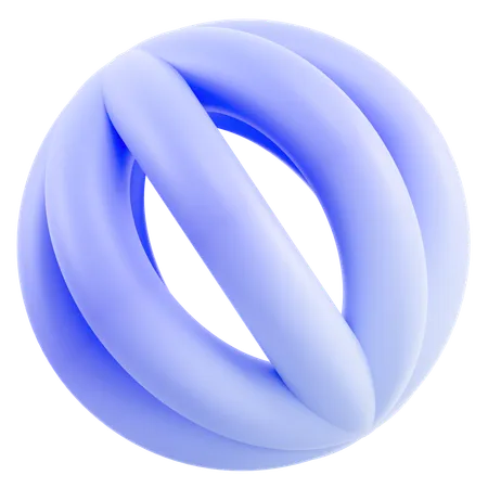 Cercle abstrait  3D Icon