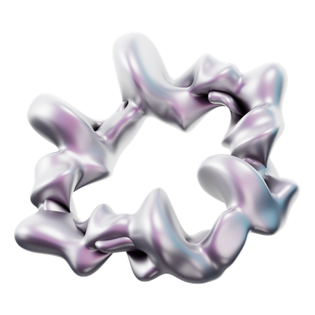 Cercle abstrait  3D Icon