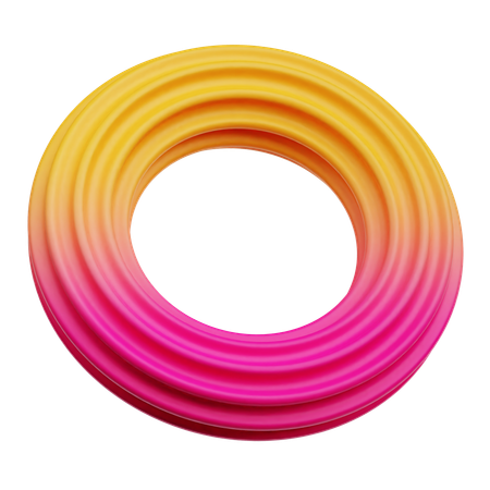 Cercle abstrait  3D Icon