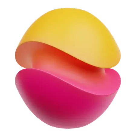 Cercle abstrait  3D Icon