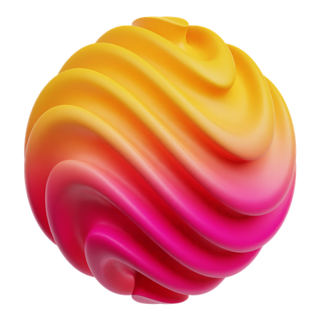 Cercle abstrait  3D Icon