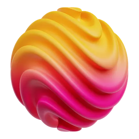 Cercle abstrait  3D Icon