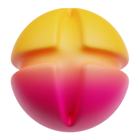 Cercle abstrait  3D Icon