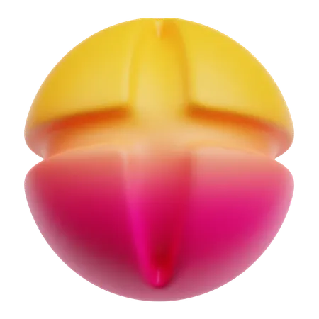 Cercle abstrait  3D Icon