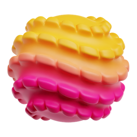 Cercle abstrait  3D Icon