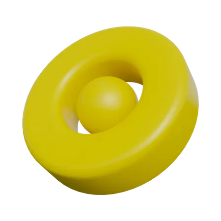 Forme abstraite de cercle  3D Icon