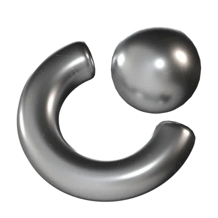 Cercle en métal  3D Icon