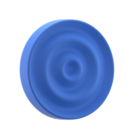 Cercle ondulé 2  3D Icon