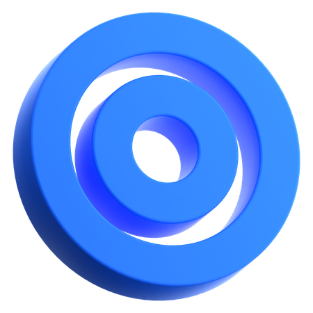 Point du cercle  3D Icon