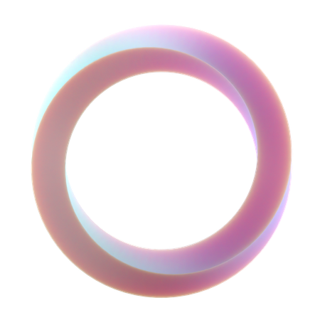 Cercle tordu  3D Icon