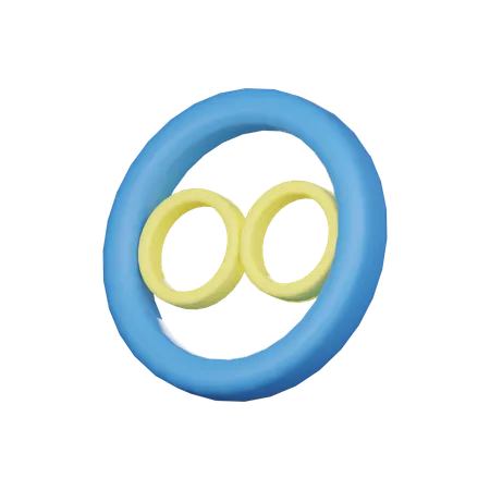 Cercles dans un cercle  3D Icon