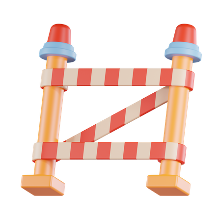 Cerco policial  3D Icon