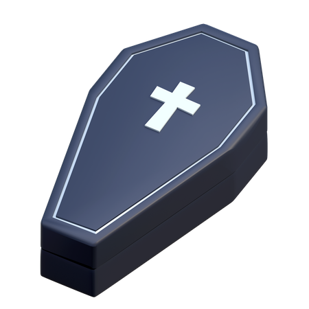 Boîte de cercueil Halloween  3D Icon