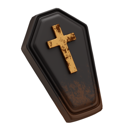Cercueil d'Halloween  3D Icon