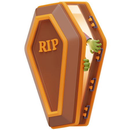 Cercueil de zombies  3D Icon