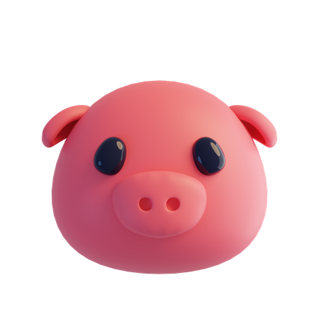 Cerdo  3D Icon