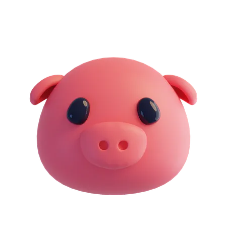 Cerdo  3D Icon