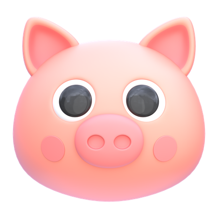 Cerdo  3D Icon