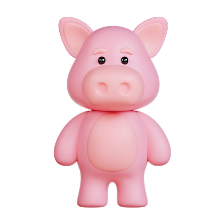 Cerdo  3D Icon