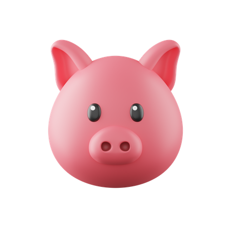 Cerdo  3D Icon