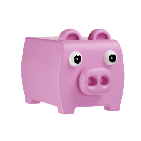 Cerdo  3D Icon