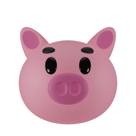 Cerdo  3D Icon