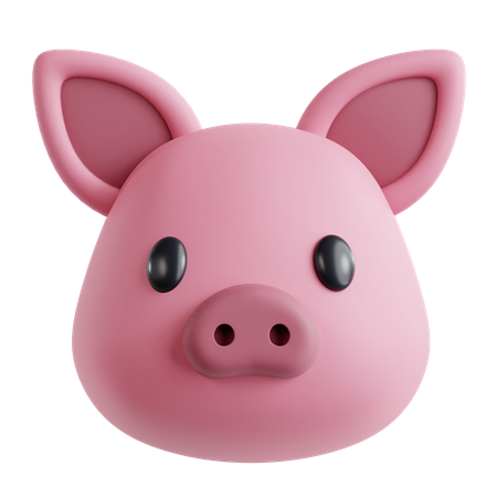 Cerdo  3D Icon