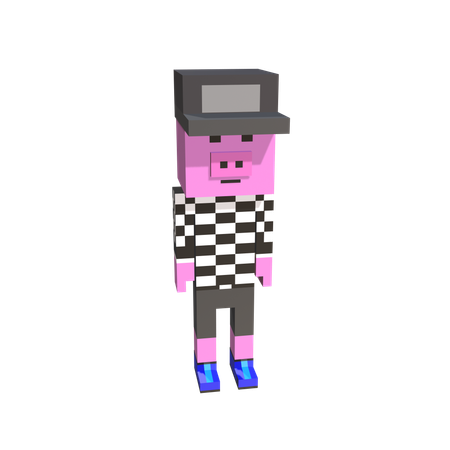 Cerdo  3D Icon