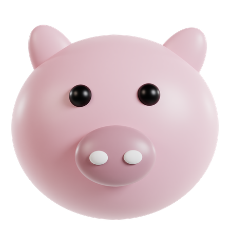 Cerdo  3D Icon