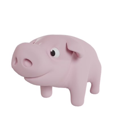 Cerdo  3D Icon