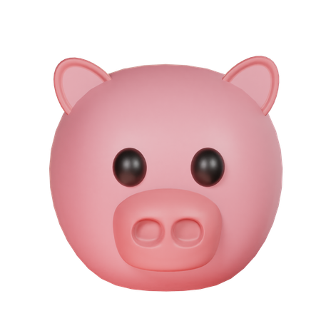 Cerdo  3D Icon