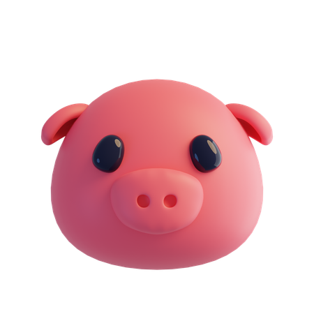 Cerdo  3D Icon