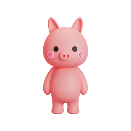Cerdo  3D Emoji