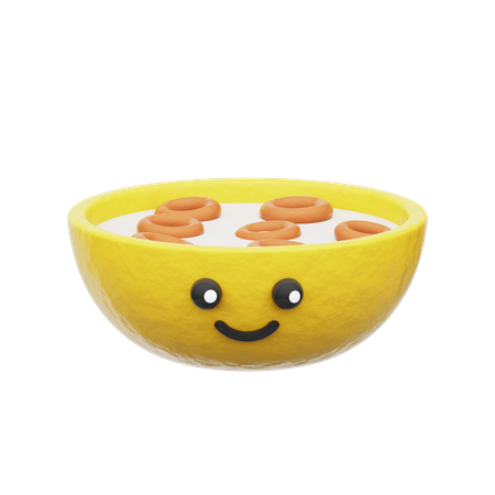 Cereal  3D Icon