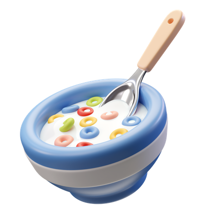 Cereal  3D Icon