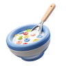 3d cereal logo