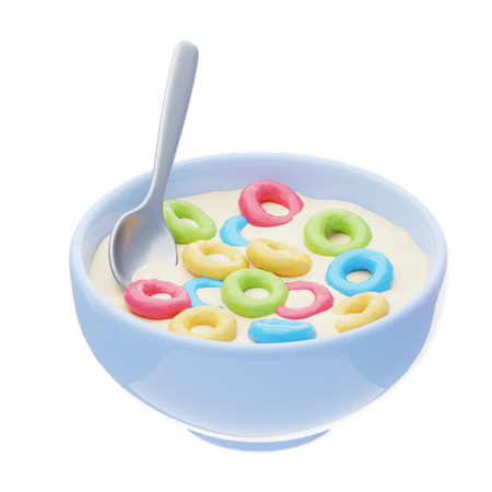 Cereal Bowl  3D Icon