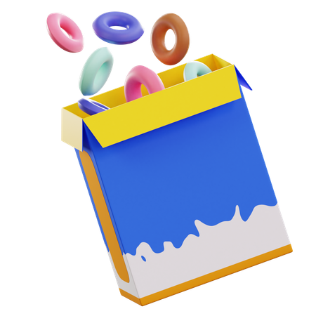 Cereal Package  3D Icon