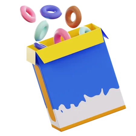 Cereal Package  3D Icon