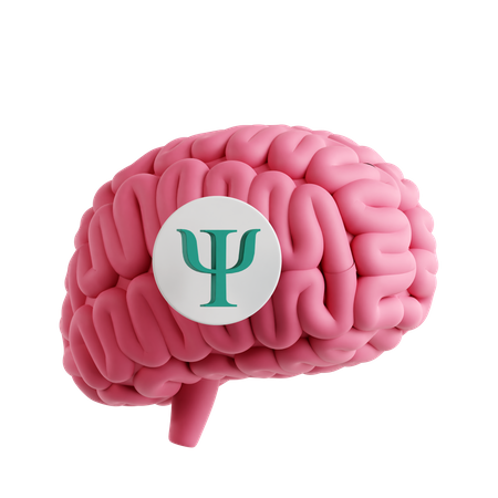 Cerebro mental  3D Icon