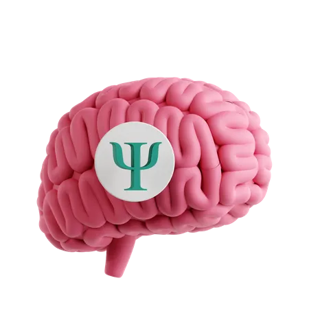 Cérebro mental  3D Icon