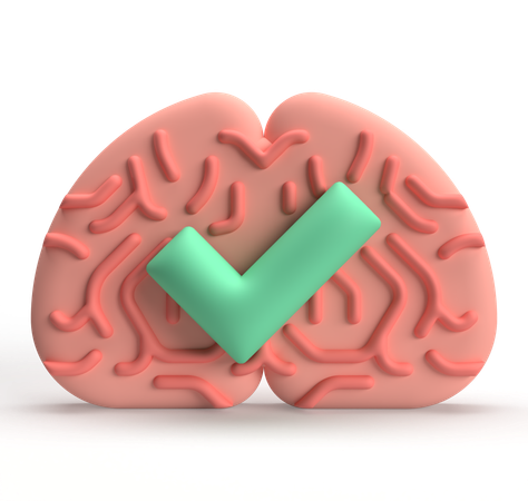 Cerebro piensa  3D Icon