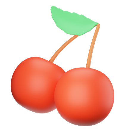 Cereja  3D Icon