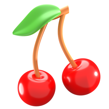 Cereza  3D Icon