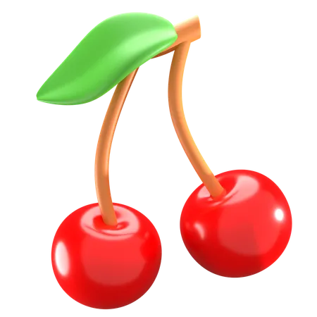 Cereza  3D Icon