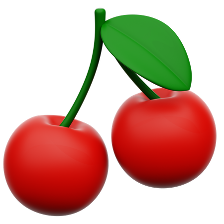 Cereza  3D Icon