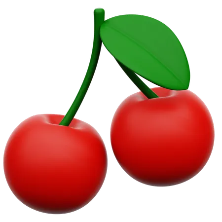 Cereza  3D Icon